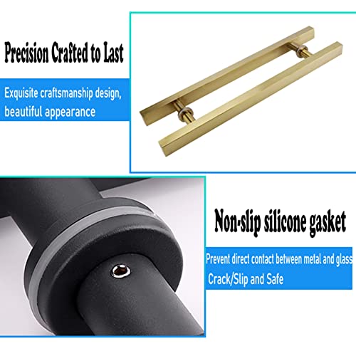Poignée de porte push-pull en acier inoxydable 304 pour entrée moderne - 6