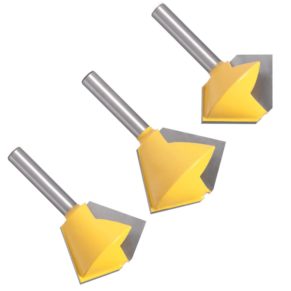 1/3 sztuk 8mm Shank frez do drewna Bit wielostronny klej wspólne zestaw bitów do frezowania frez do drewna narzędzie do obróbki drewna(3pcs)
