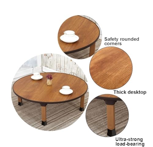 Table basse japonaise pliante bois pour optimiser les petits espaces