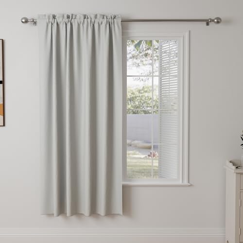 Pacok Verdunklungsvorhänge 1er Set Gardinen Blickdicht Thermo Hitzeschutz Gardine Lichtundurchlässig für Schlafzimmer Wohnzimmer,Grau Vorhänge Verdunkelnd H 175 x B 140 cm Pacok Verdunklungsvorhänge 1er Set Gardinen Blickdicht Thermo Hitzeschutz Gardine Lichtundurchlässig für Schlafzimmer Wohnzimmer,Grau Vorhänge Verdunkelnd H 175 x B 140 cm