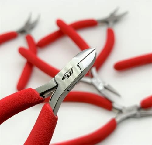 148mm Side Cutter Pliers Foam Handles Ergonomic Wire Wrapping Jewelry Making By JTS