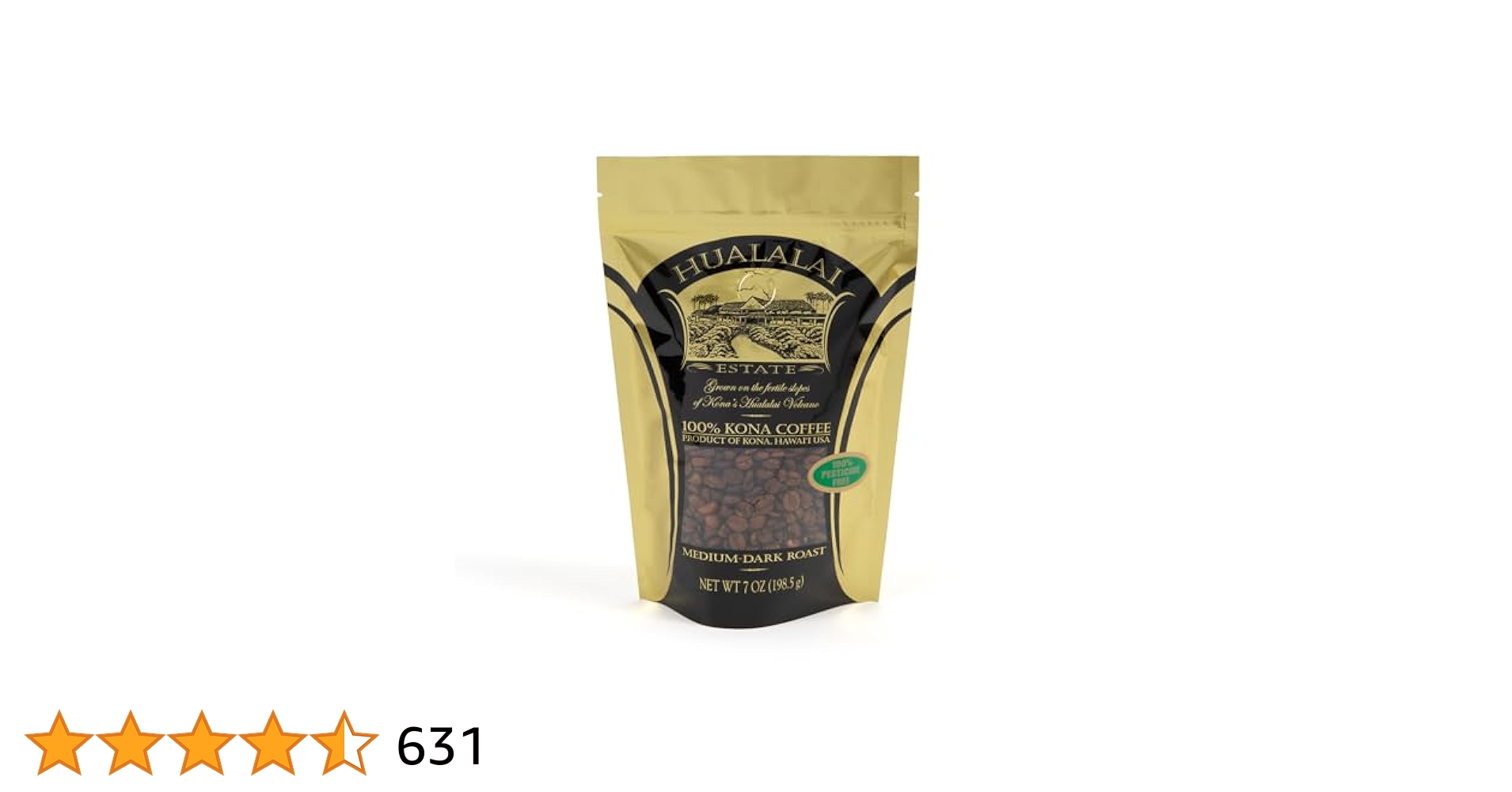 Amazon.com: Hualalai Estate Whole Bean 100% Kona Coffee