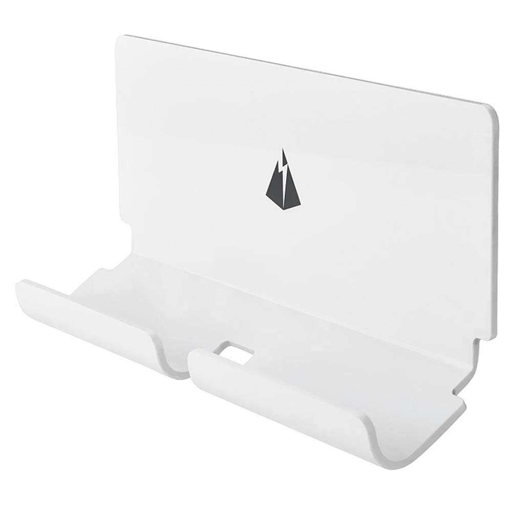 Juego de 5 soportes de pared para teléfono con tiras adhesivas y soporte de carga