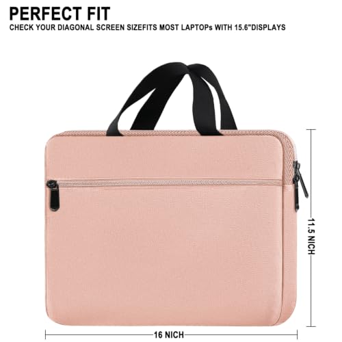 Image of Laptop Sleeve 15.6 Inch, Handbag Protective Computer Case with Front Pocket