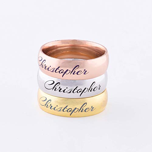 Silver Ring, Personalized Ring Gift 