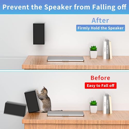 Soporte ajustable para altavoz Samsung SWA-9100S, soporte de pared regulable en color negro 5