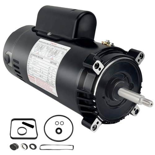 UST1202 2HP Replaces Century/AO Smith Swimming Pool Pump Motor for Hayward Super, Max Flow, Northstar, Ja-cuzzi Magnum Pump, C48M2N111 SP1615Z1M B230, 2 Horsepower 115/230V 56J Frame with Seal Kit