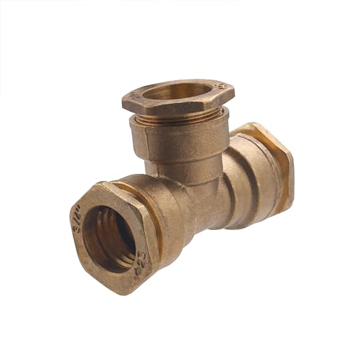 Raccord PE Laiton Té Egal Ø25 NOYON & THIEBAULT
