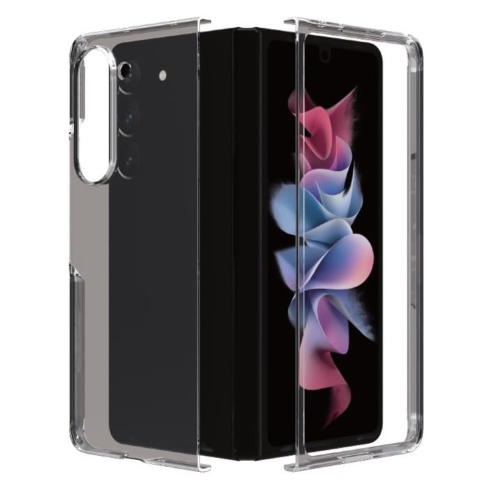 Carcasa flexible transparente para Samsung Galaxy Z Fold5 de silicona TPU fina