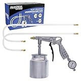 Master Elite Undercoating Spray Gun with Regulator, 25 oz Suction Feed Cup & 2...