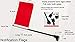20 Pack Red Desk Flags with Flag Up Flag Down Flip Clips Pomodoro Status Alert Office