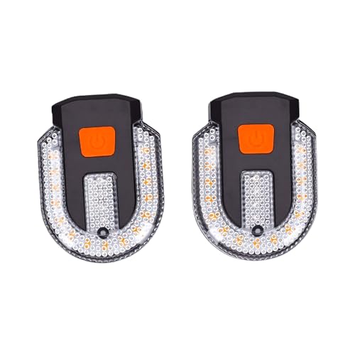 Luz de señal para bicicleta trasera recargable USB kit de 2 4