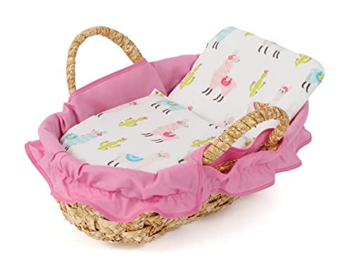 Bayer Chic 2000 141 08 Puppentragetasche 38 cm, Lama, pink