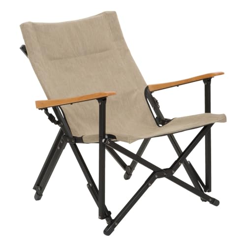 [鎌倉天幕]GL CHAIR/SAFARI 折り畳み式 アウトドア チェア (座面生地2枚使い・アルミフレーム)