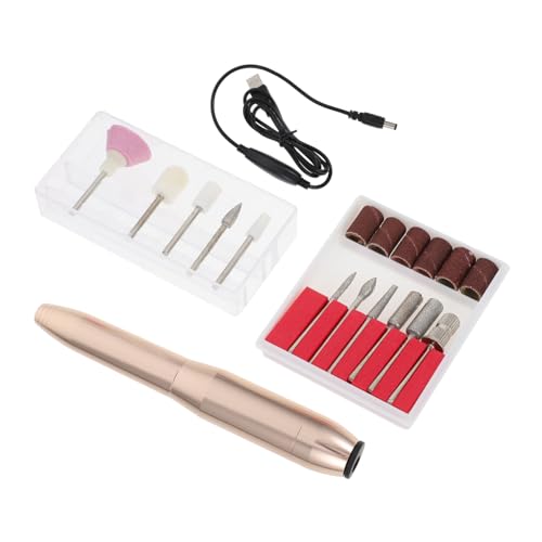 Healvian Ongles Polisseuse Électrique Ponceuse à Ongles Usb Portables De Stylos Créatifs