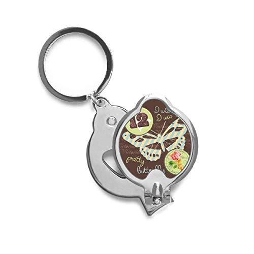 Coupe-ongles timbres et papillon DIYthinker en acier robuste