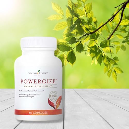 Image of Young Living - PowerGize 60 Capsules | Active Lifestyle Support Supplement for Men & Women | Supports Muscles and Energy