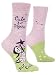 Blue Q Women's Novelty Socks: Cute, But Psycho; 5-10