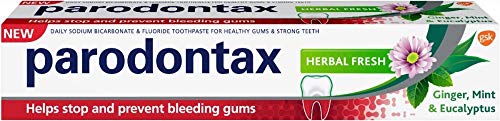 2 x Pasta de dientes Herbal Fresh 75 ml Detener Prevenir el sangrado de encías
