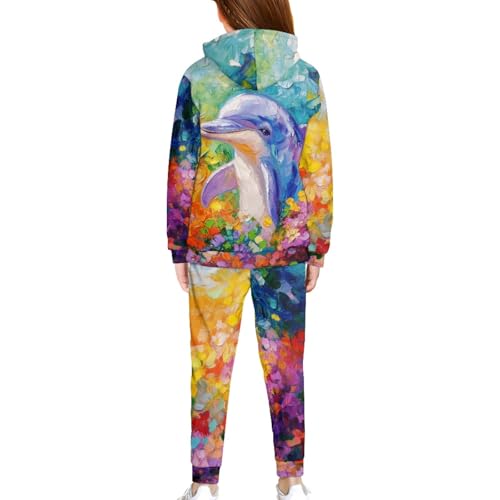 HUIACONG Sweat Suit for Boys Sweatsuits Kids Children Sweat Set2