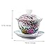 Imagen de MAGICLULU Taza De Té Tapa Estilo Chino Taza De Cerámica De Porcelana Diseño De Flores y Pájaros Vajilla Creativa Para Uso El Hogar