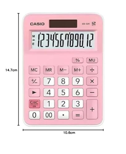 CALC DE MESA 12 DIG CASIO MX12B-PK RS