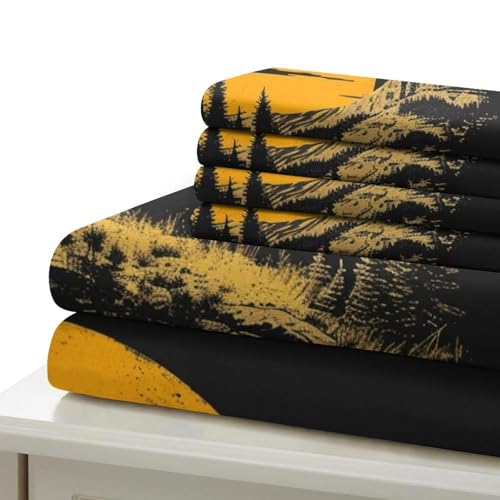Housse de couette animaux de la forêt 200x200抗皱微纤维拉链拉合双人床品 - 6