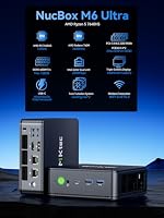 GMKtec M6 Ultra Gaming Barebone Mini-PC Ryzen 5 7640HS (aufgerüstet auf 6600H/6800U), KEIN RAM, KEINE SSD, Dual-NIC-LAN 2,5 GbE Mini-Computer, dreifaches 4K-Display, WiFi 6, USB4, BT 5.2, DP, HDMI 2.0 – Ansicht 5