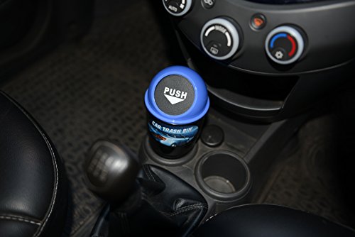 Image of LifeStyle-You Novelty Car Home Office Mini Trash / Garbage / Dust Bin / Car Accessory (Blue)