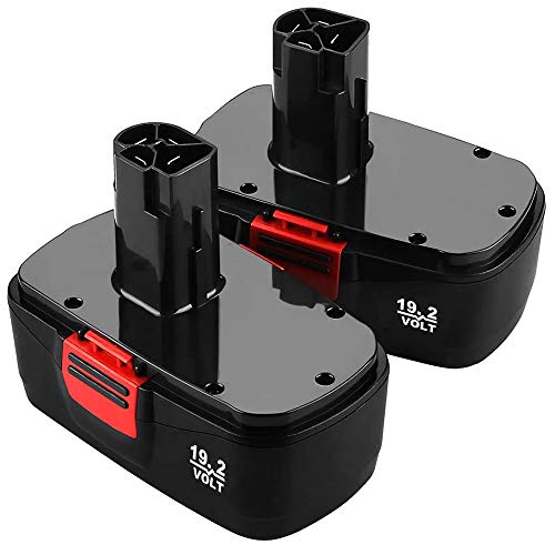 2 Pack 3600mAh C3 Ni-Mh Battery Replacement for Craftsman 19.2 Volt Battery DieHard