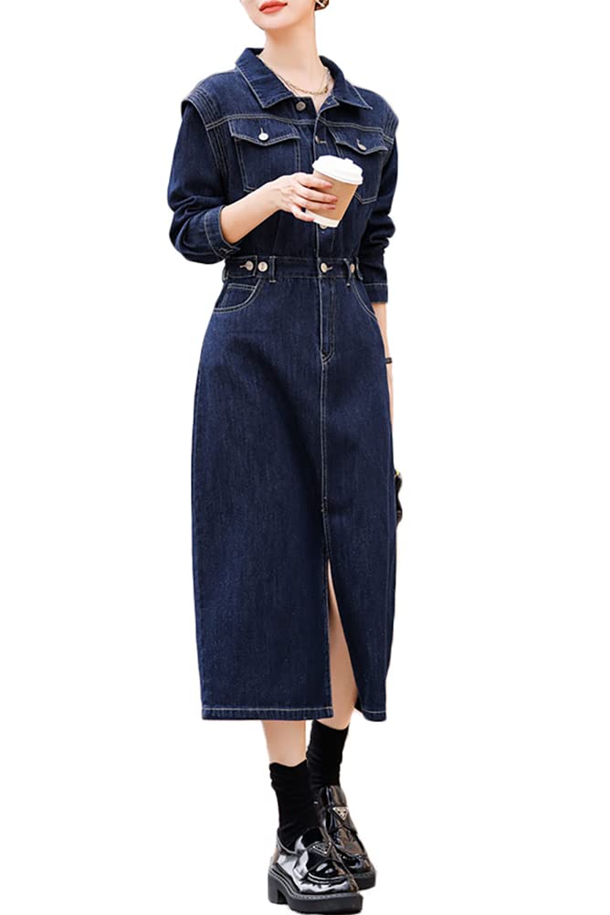 新品タグ付き BURBERRY デニムワンピース　38 膝丈　半袖 長袖　ジップ Amazon.co.jp: [Chubikime] ワンピース レディース