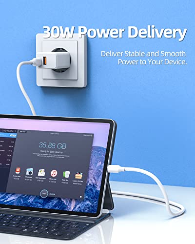 30W Caricatore Veloce per Google Pixel-8-8 Pro