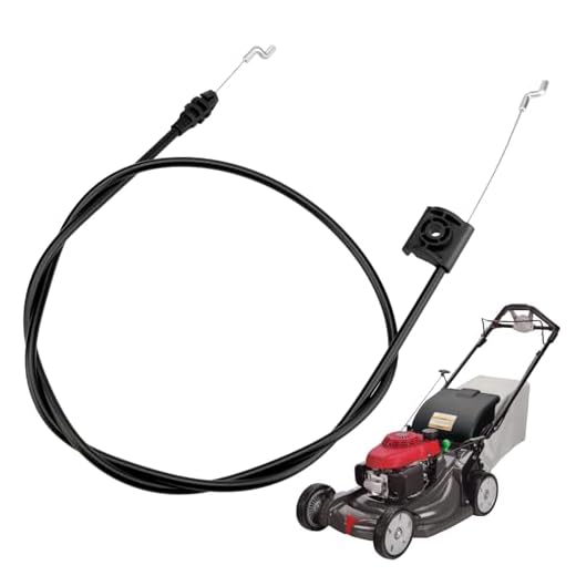 NUBAUTO 54530-VL0-S01 Lawn Mower Brake Cable, Lawn Mower Drive Cable Fits for Honda HRR216 and HRX217 Walk-Behind Lawn Mowers,Lawn Mower Parts,1 Pack