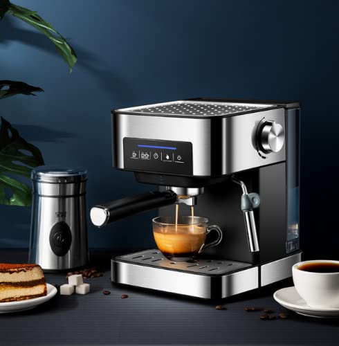 MiXXAR Espressomaschine 20 Bar 1 oder 2-Tassen Funktion mit 1.6L abnehmbarem Wassertank und Milchdampfdüse für… – Bild 6