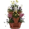 3 Tier Stacking Planter Flower Herb Stackable Garden Vegetable Self Watering IndoorOutdoor Terracotta