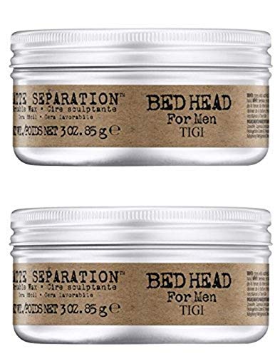 TIGI Bedhead for Men Matte Separation Workable Wax-2.65 oz. (Quantity of 2)