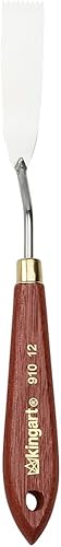 Miniatura 10 de KINGART 910-2 Cuchillo de paleta de diamantes y herramienta de pintura para raspar, mezclar y pintar con pinturas al óleo y acrílicas