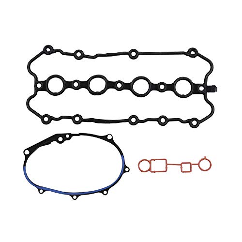 DNJ VC802G Valve Cover Gasket Set for 2005-2015, Audi, Volkswagen, A3, A4, A4 Quattro, Eos, GTI, Jetta, Passat, TT, TT Quattro, 2.0L, L4, DOHC, 16V, 121cid, Turbocharged