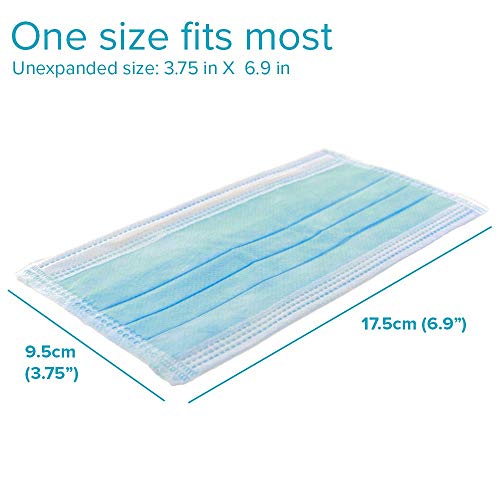 NOXU 3 Layer Individually Wrapped Face Mask, Pack