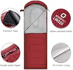 ECOOPRO Warm Weather Sleeping Bag - Portable, Waterproof, Compact Lightweight, Comfort with Compression Sack - Great for Outdoor Camping, Backpacking & Hiking-83 L x 30" W Fits Adults