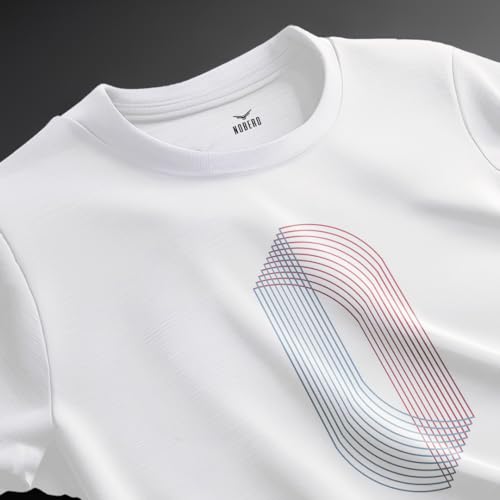 Image of Nobero 100% Cotton T Shirts for Men Stylish | Regular Fit | Graphic Printed T Shirts for Men 180 GSM Combed Cotton | Round Neck Half Sleeve
