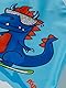 Playshoes Unisex Kinder Uv-schutz Bade-set Zweiteilig Schwimmshirt Badeshorts Badebekleidung, Dino, 110-116 EU