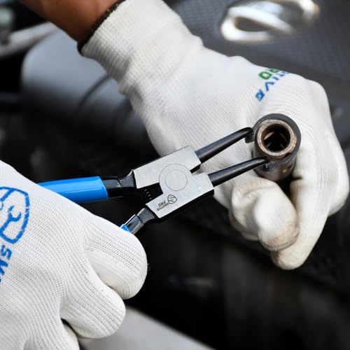 Alicates de anillo a presión exterior SMOTIVEPRO de 9 pulgadas en acero forjado CR-V 7