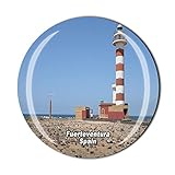 Imán de nevera Fuerteventura España Imán de cristal para el turismo recuerdo colección de regalo refrigerador magnético