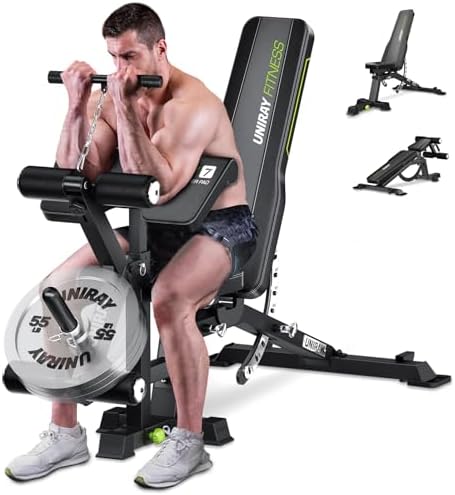 Weight Bench, Workout Bench for Home Gym with 1200 LBS Capacity, ...