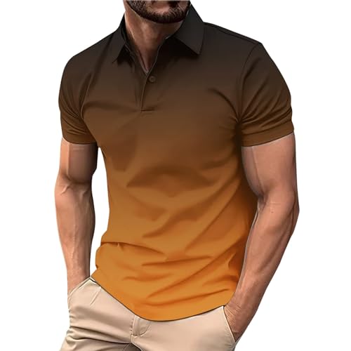 MLUTJINOO Mens Summer Polo Shirts, Knit Short...