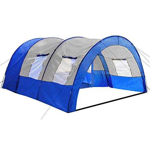 TecTake Tienda de campaña 4-6 Personas - Colores Diferentes - (Azul Claro | no. 401687)