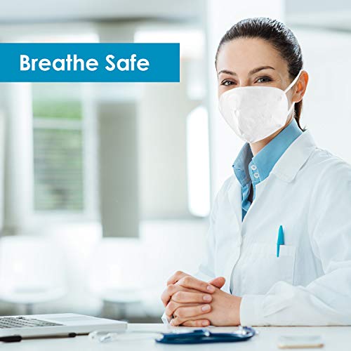50 Pack Disposable Anti Particulate Face Mask Cover with Ear Loops –– Protection Mask for Dust, Pollution, Outdoor, Home, Office – Comfortable & Breathable.