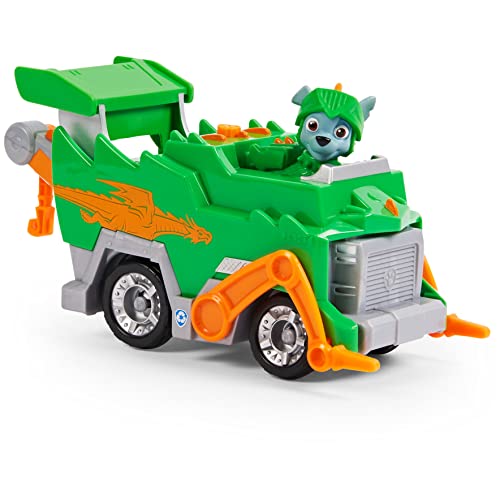 Spin Master 6063588 Paw Patrol Rescue Knights Rocky Transforming Toy Car With Collectible Action Figure #TOP2