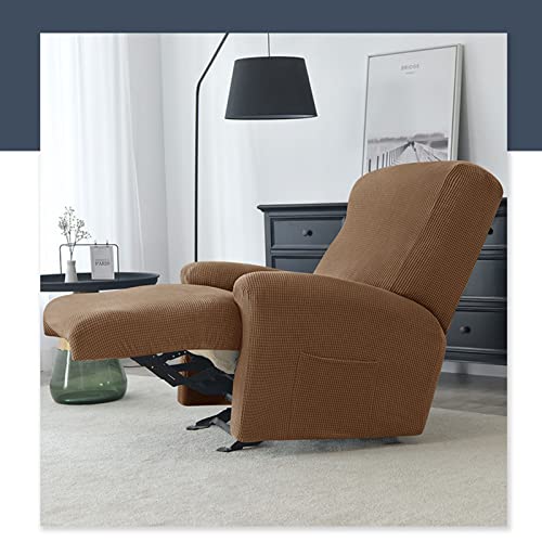 Funda de sillón relax elástica protector de muebles de 4 piezas para silla reclinable con sofá 4